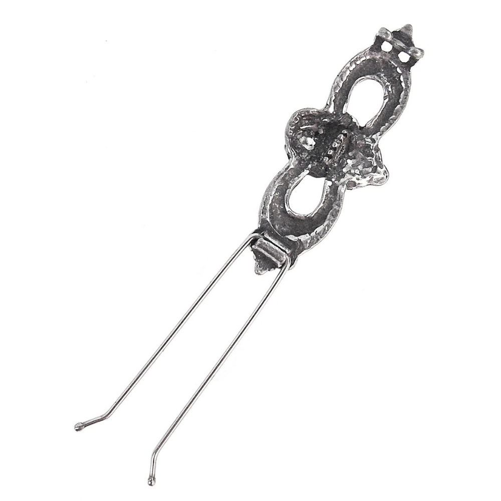 Vintage Art Nouveau Steampunk Goddess Hair Clip - Picture 2 of 3